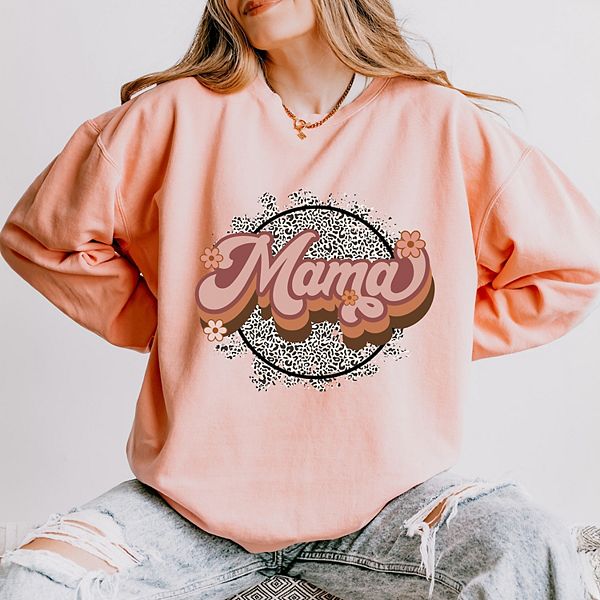 

Легкий свитшот Mama leopard circle с окраской в готовом виде Simply Sage Market, Peachy, Зеленый, Легкий свитшот Mama leopard circle с окраской в готовом виде Simply Sage Market, Peachy