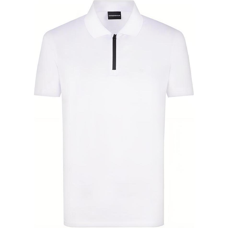 

Футболка поло мужская белая EMPORIO ARMANI