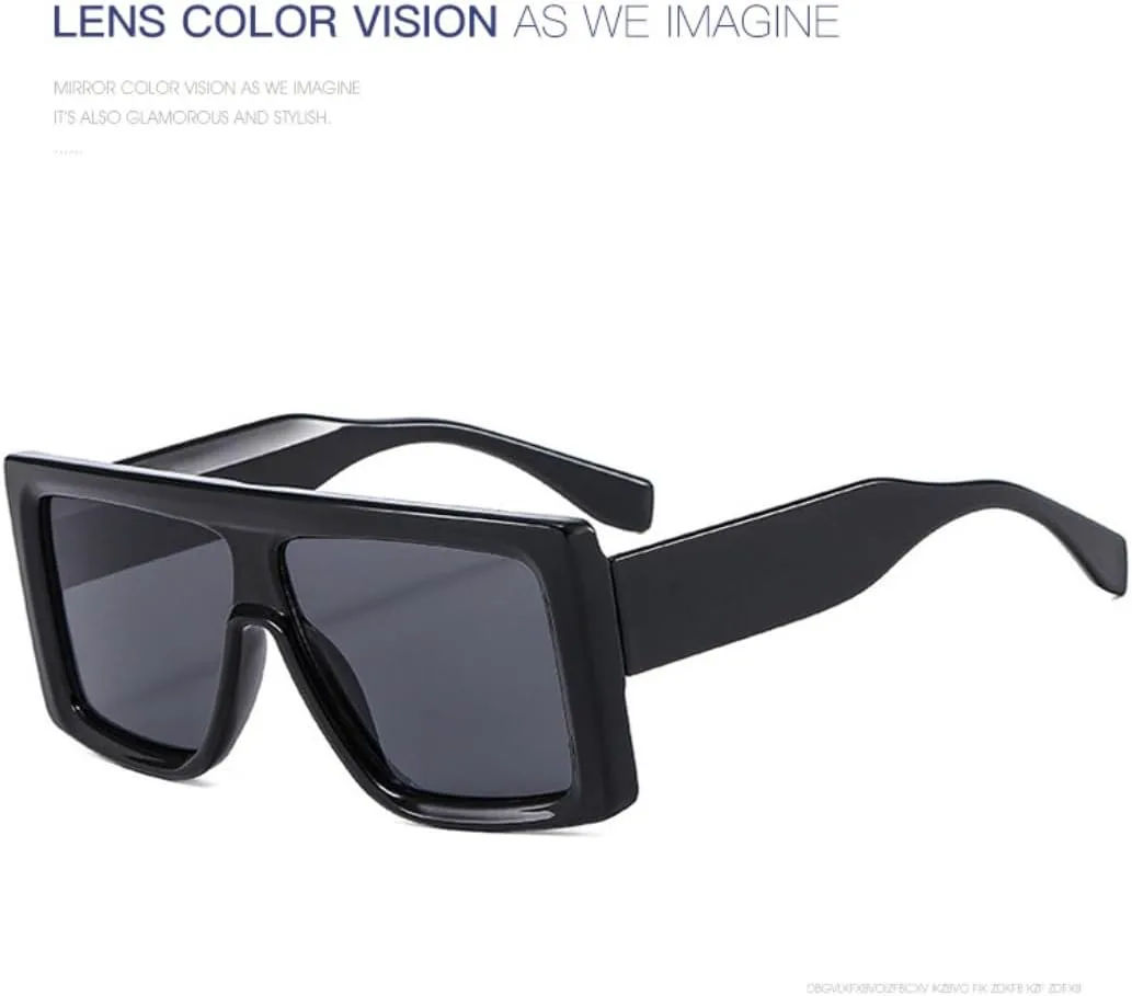 

Модные солнцезащитные очки большого размера для женщин, винтажные очки в крупной оправе для мужчин, солнцезащитные очки с защитой от УФ-излучения UV400 SZVVBKK, Tea