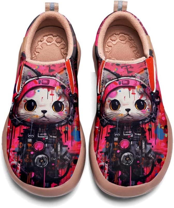 

Мужские повседневные лоферы с животным принтом, легкие кеды-слипоны для прогулок и путешествий, механический стиль Onehorse, Mechanical Organisms - N13