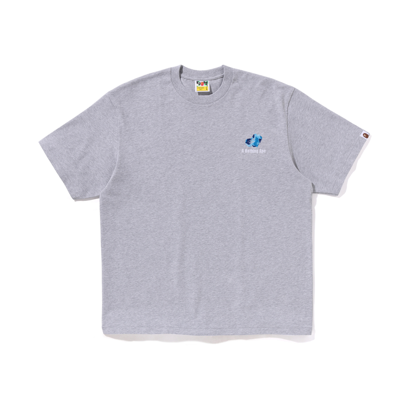 Футболка Abc Camo Logo Relaxed Fit A BATHING APE, белая WHX — фото 4