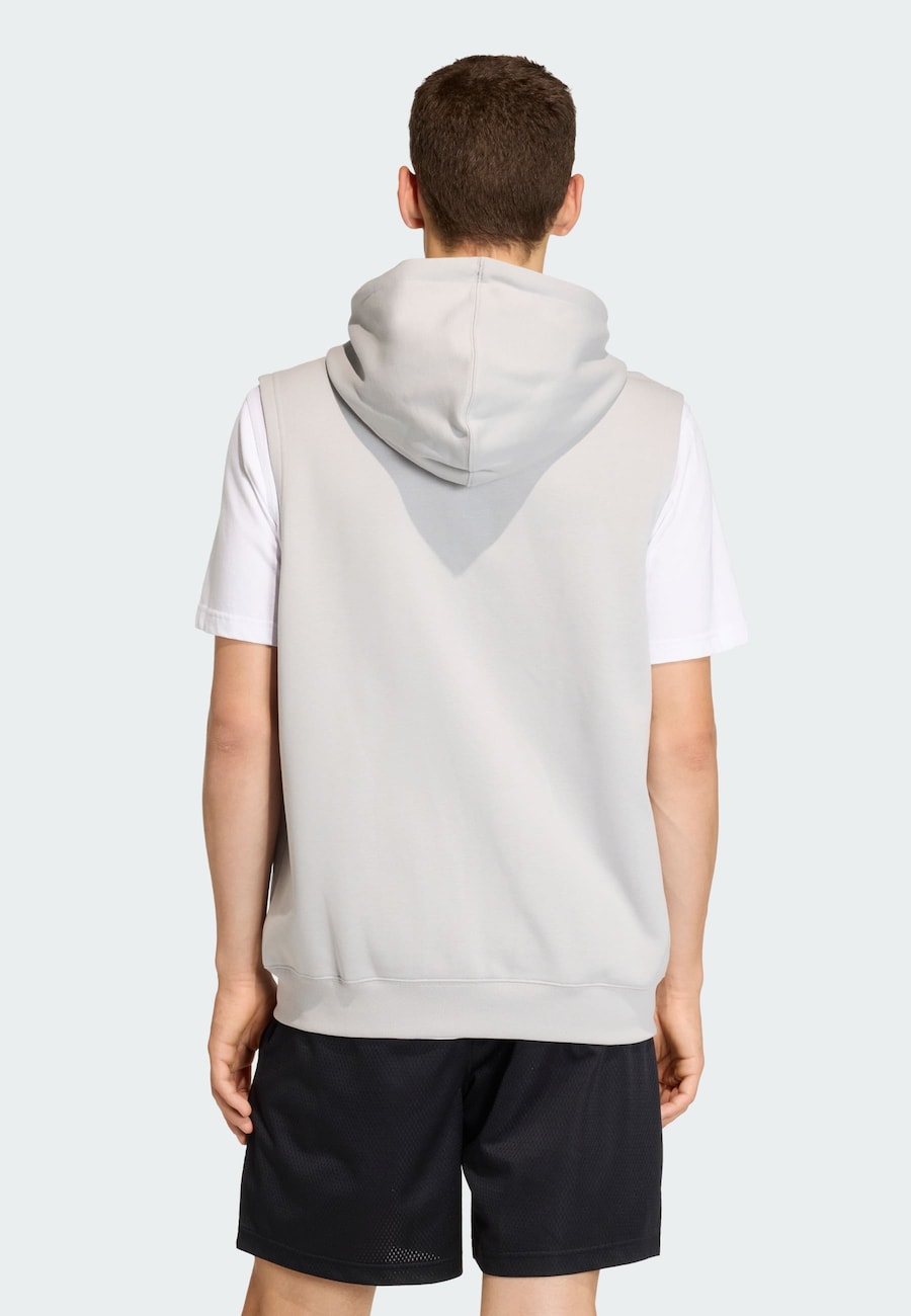 Жилет ADIDAS ORIGINALS Trefoil Essentials, светло-серый — фото 3