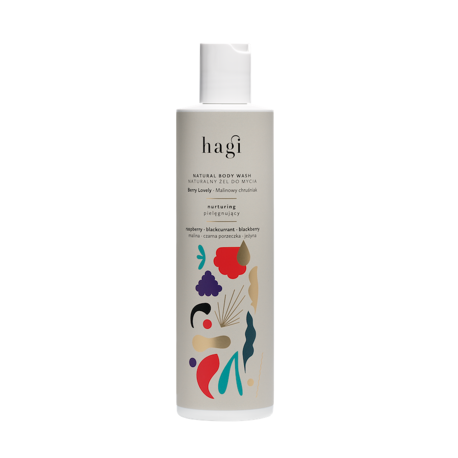 

Увлажняющий гель для душа natural nurturing body wash berry lovely Hagi, 300 мл