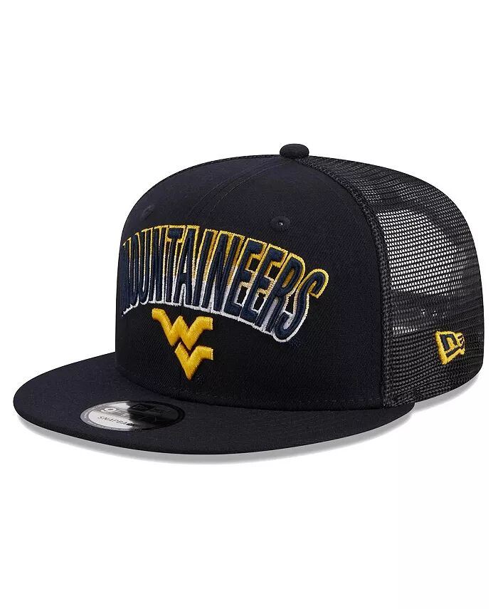 

Мужская темно-синяя кепка Snapback West Virginia Mountaineers Grade Trucker 9FIFTY New Era, синий