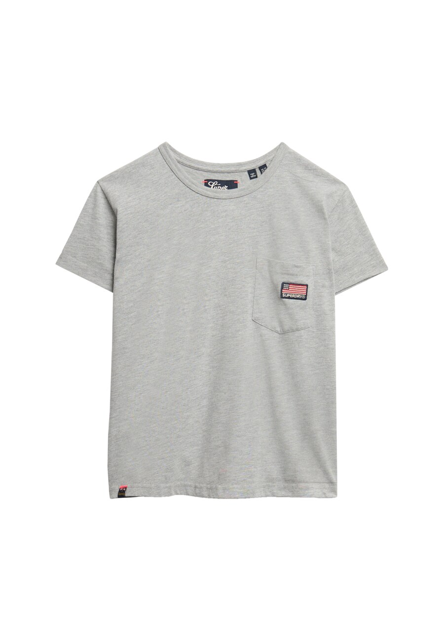 

Рубашка Superdry Athletic Essentials, пятнистый серый