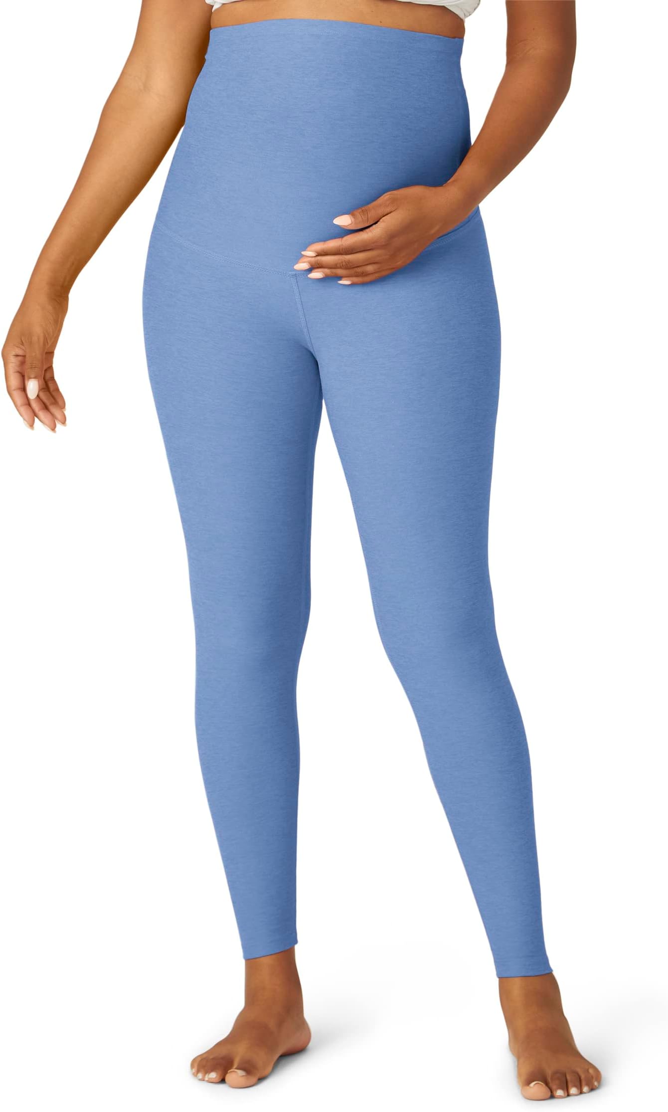 

Брюки Beyond Yoga Spacedye Love The Bump Maternity Midi Leggings, цвет Flower Blue Heather
