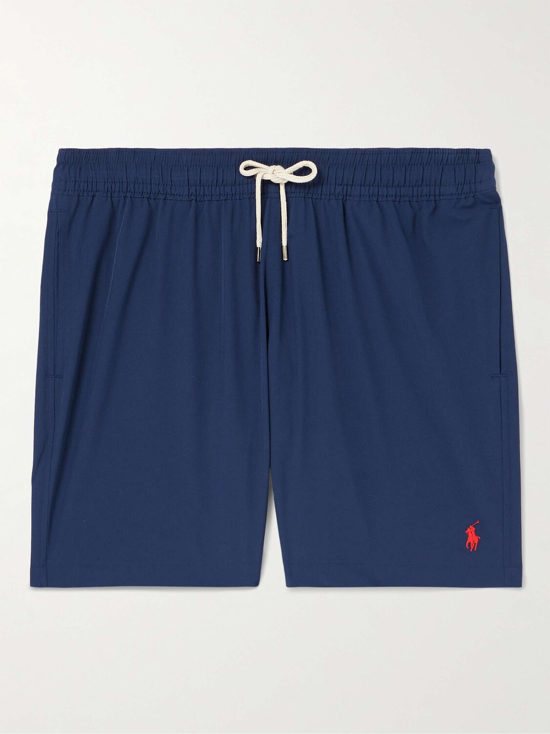 Прямые плавки-шорты средней длины Traveler POLO RALPH LAUREN, нави
