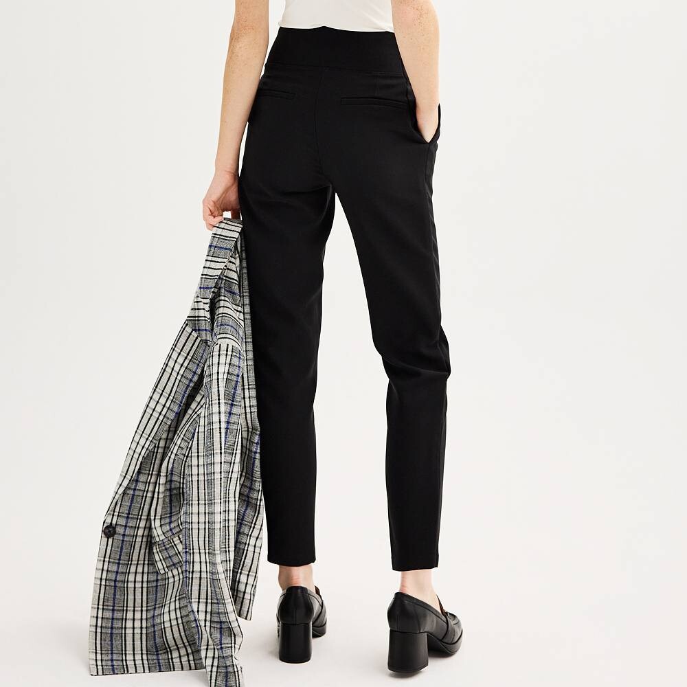 

Брюки Petite Nine West без застежек до щиколотки, цвет Mineral Black