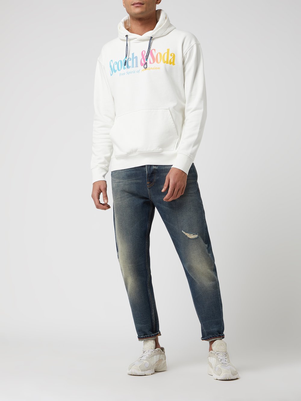 

Свободные зауженные джинсы из хлопка модель «Дин» Scotch & Soda