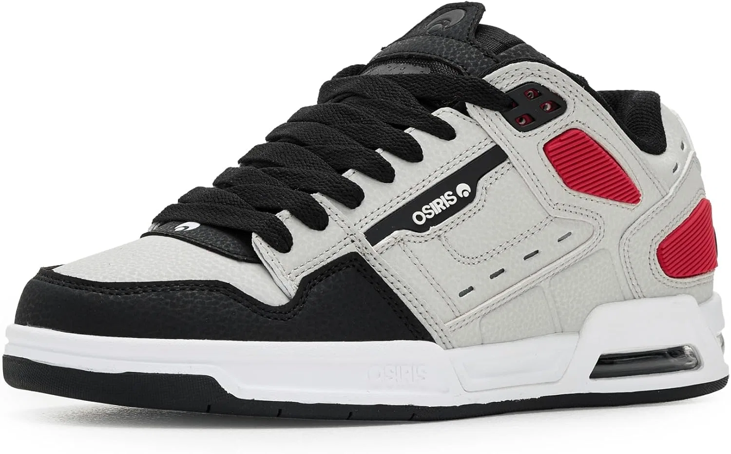 Кроссовки для скейтбординга Osiris, цвет Grey/Black/Red