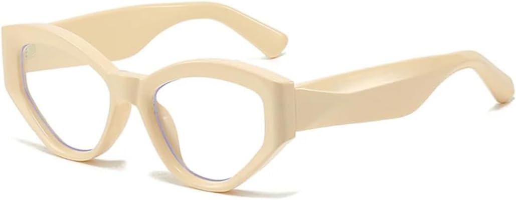 

Солнцезащитные очки с защитой UV400 | «Кошачий глаз», прозрачный градиентный цвет | для женщин и мужчин, для занятий спортом на открытом воздухе и вождения DSVIGF, Beige