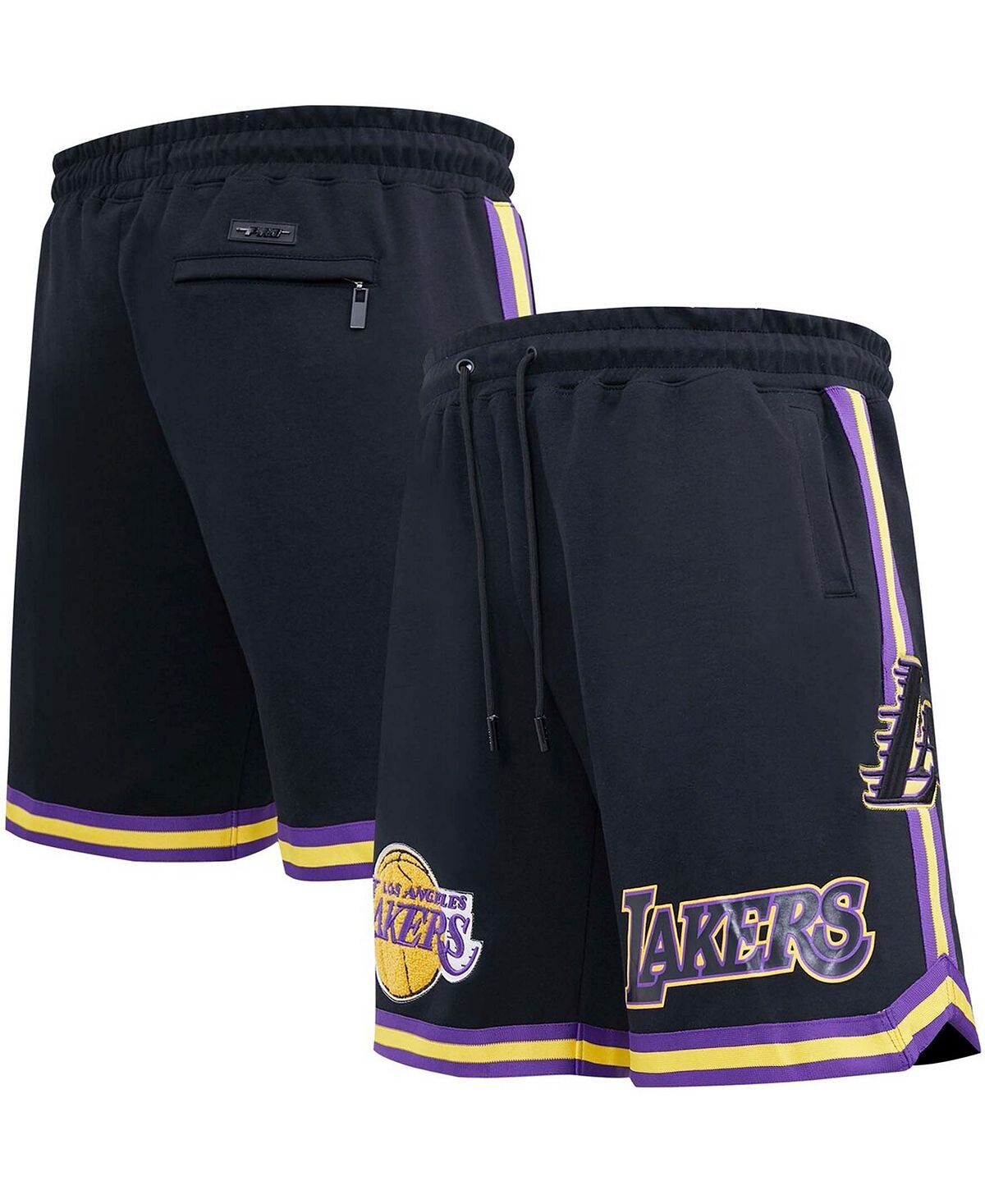 

Мужские черные шорты из синели Los Angeles Lakers Pro Standard
