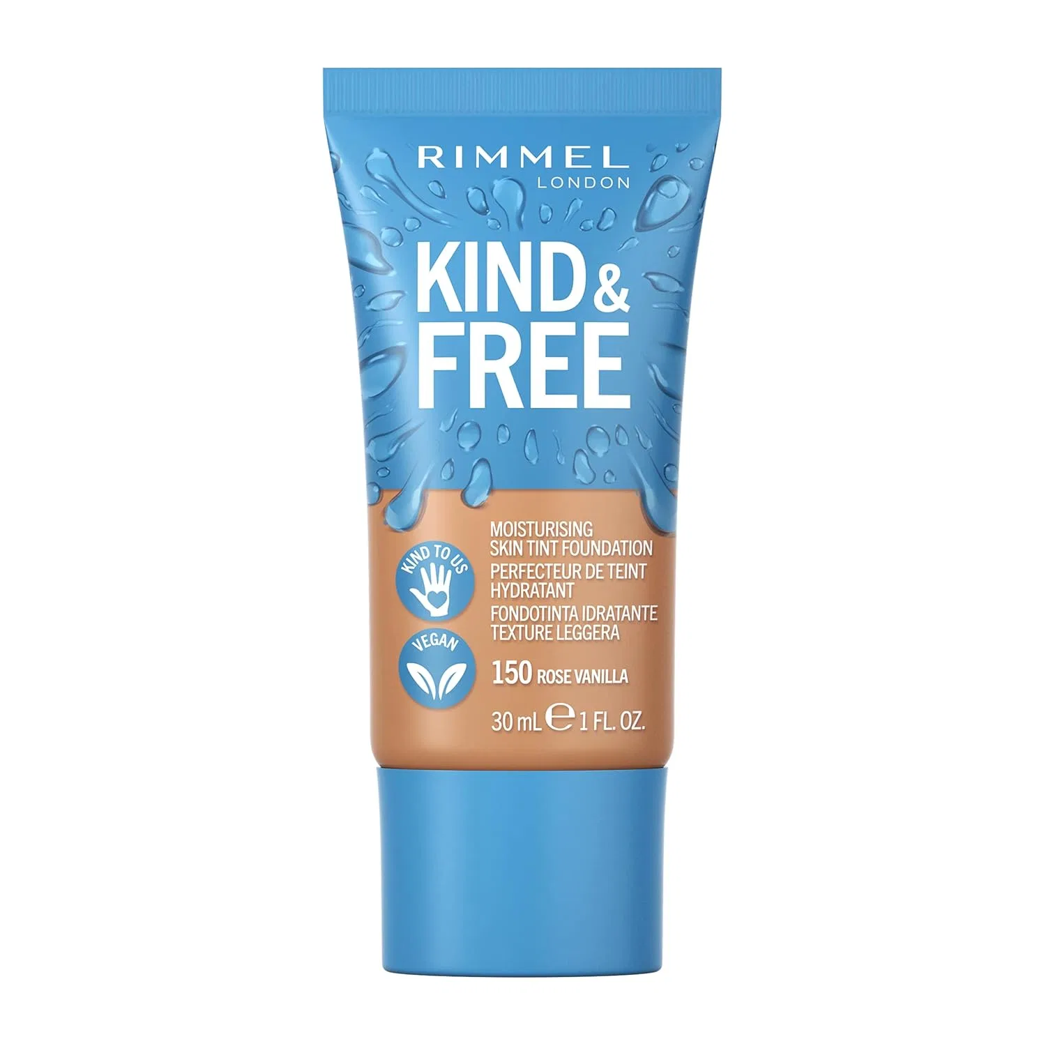 Тональный крем «K&F Skin Tint 160 Vanilla» от Rimmel Rimmel, Rose Vanilla