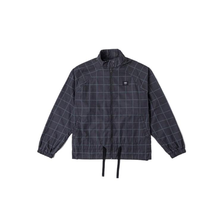 

Vans Куртка женская с воротником стойка черная синяя, Black Blue