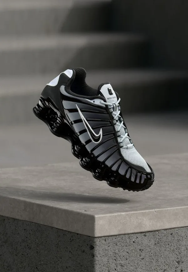 Кроссовки shox tl Nike Sportswear, Black/White/Pure Platinum-Coloured