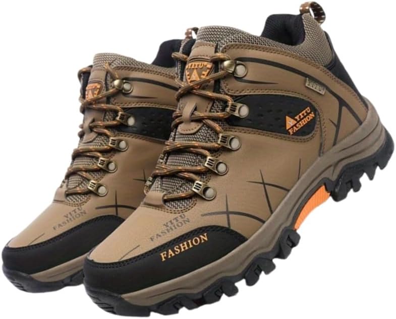 

Мужские модные ботинки для альпинизма, легкие, прочные, противоскользящие, удобные и универсальные, подходят для активного отдыха, путешествий и кемпинга Fmshi, хаки