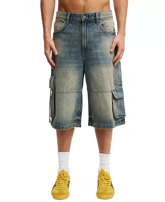 

Мужские шорты Super Baggy Jort COTTON ON, синий