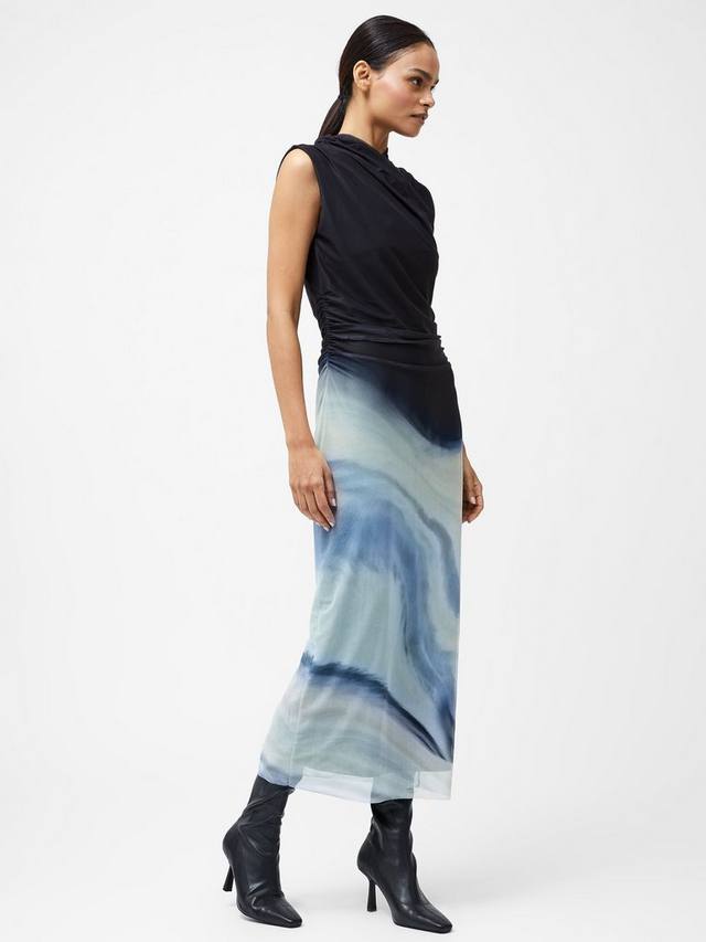 

Платье с запахом от тони French Connection, цвет Navy/Sky Blue