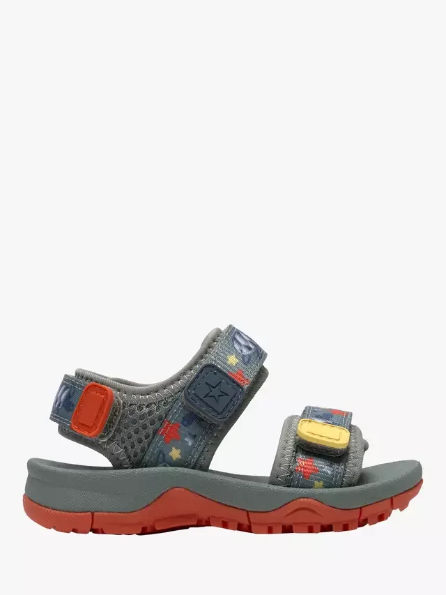 Детские сандалии Baby Wharf Tide T First, зеленые/разноцветные Clarks