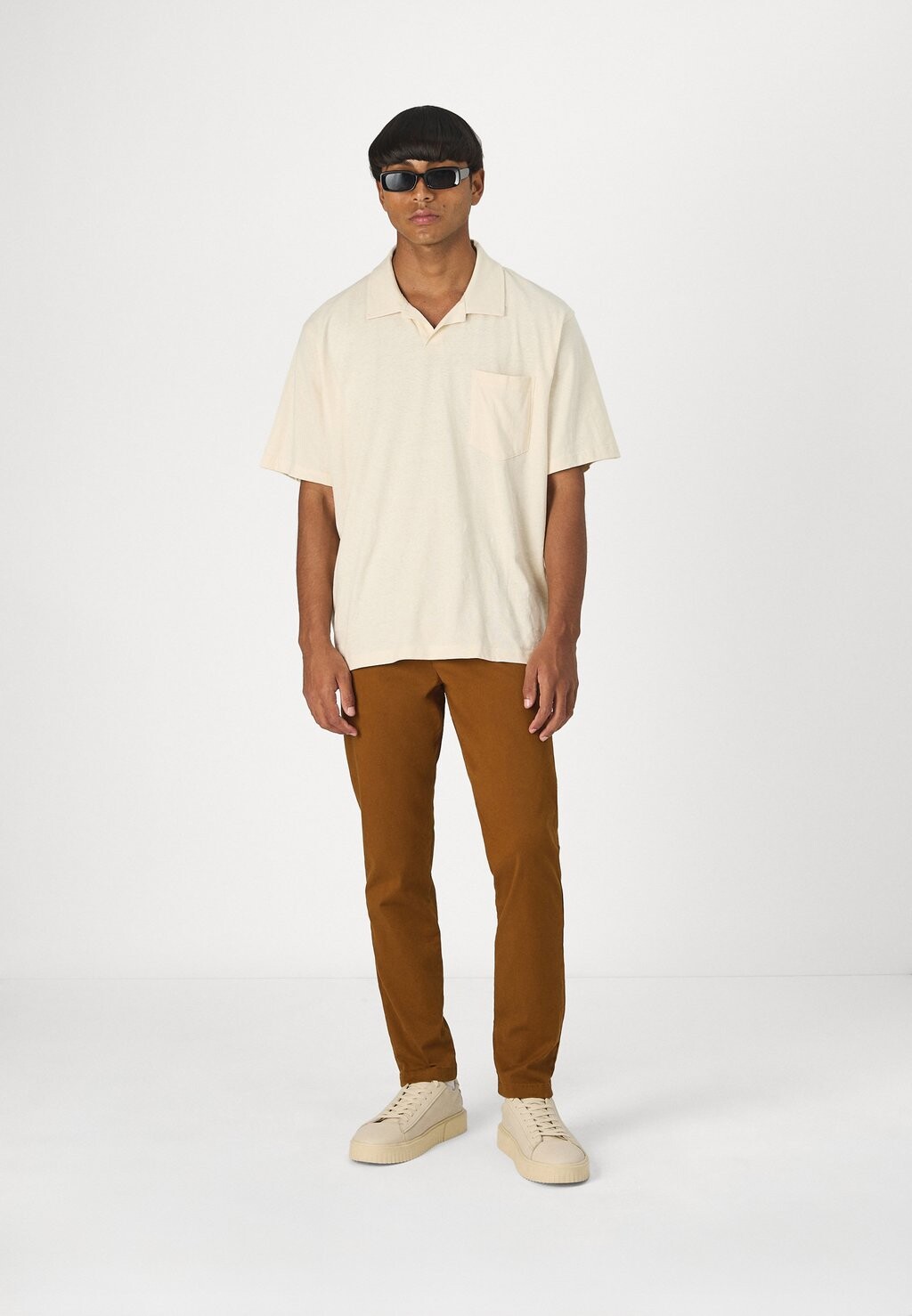 

Тканевые брюки NEW MILES FLEX Selected, коричневый