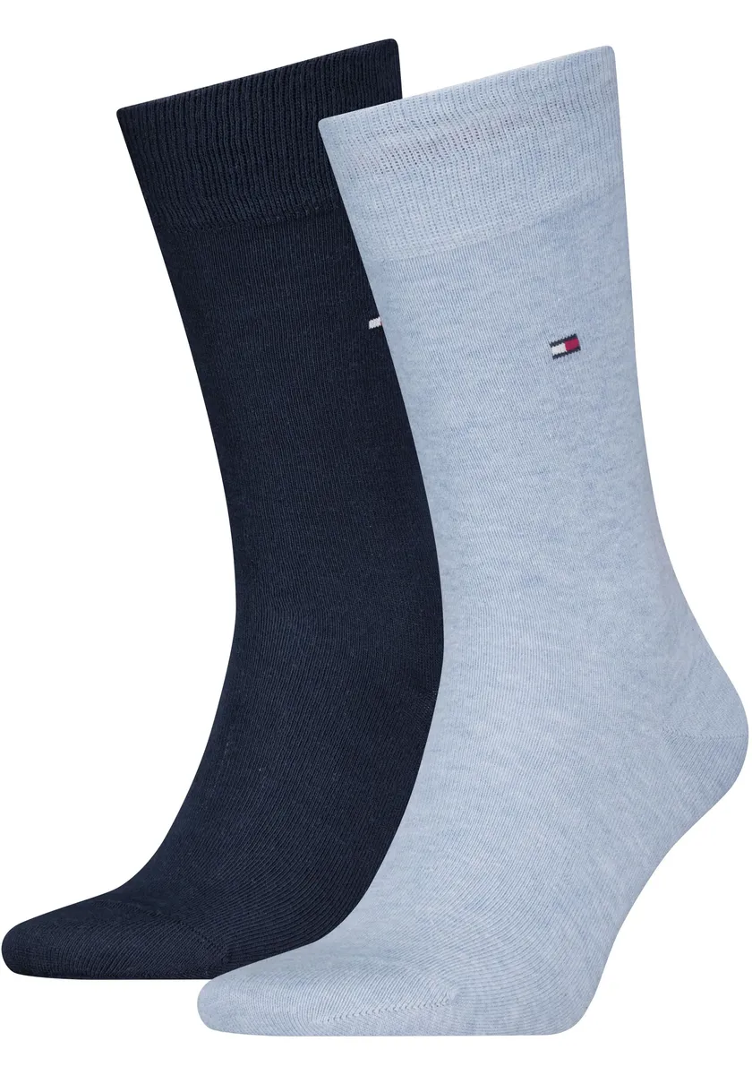 

Базовые носки Tommy Hilfiger (2 шт.) с вышитым логотипом, синий