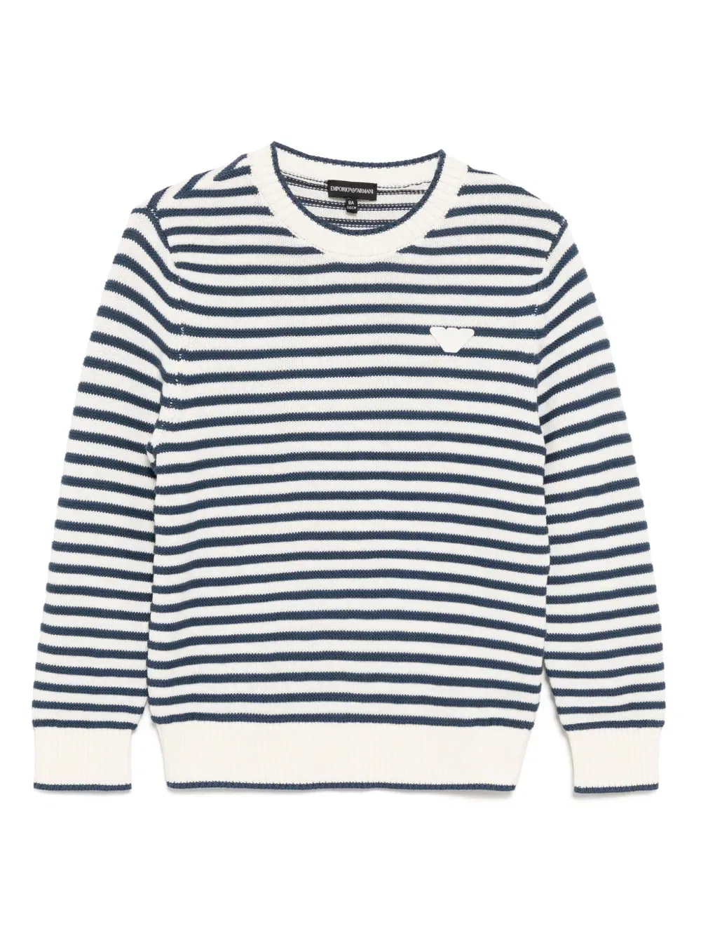 Джемпер с нашивкой логотипа Emporio Armani Kids, синий
