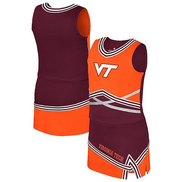 Детский двухкомплектный сет Virginia Tech Hokies Lollipop Park Cheer цвета маренго Colosseum — фото 2