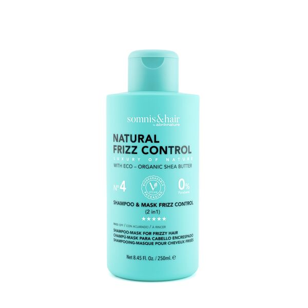 

2в1 Разглаживающий шампунь/маска для вьющихся волос, 250 мл Somnis&Hair Natural frizz control