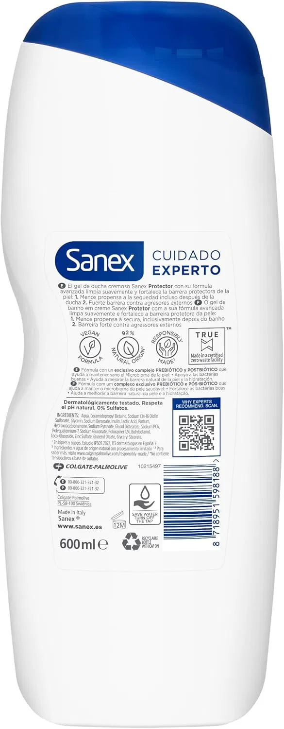 Гель для душа «Expert Care» 12 x 600 мл от Sanex Sanex — фото 3