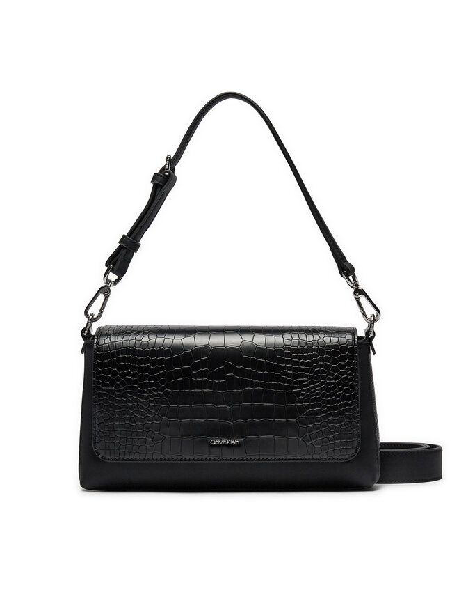 

Наплечная сумка Ck Must Shoulder Bag_Croco Calvin Klein, черный