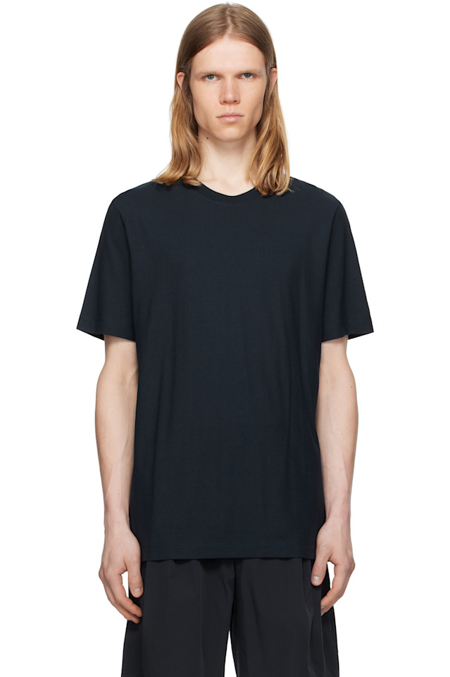 

Джемпер из хлопкового крепа Jakob Norse Projects, синий