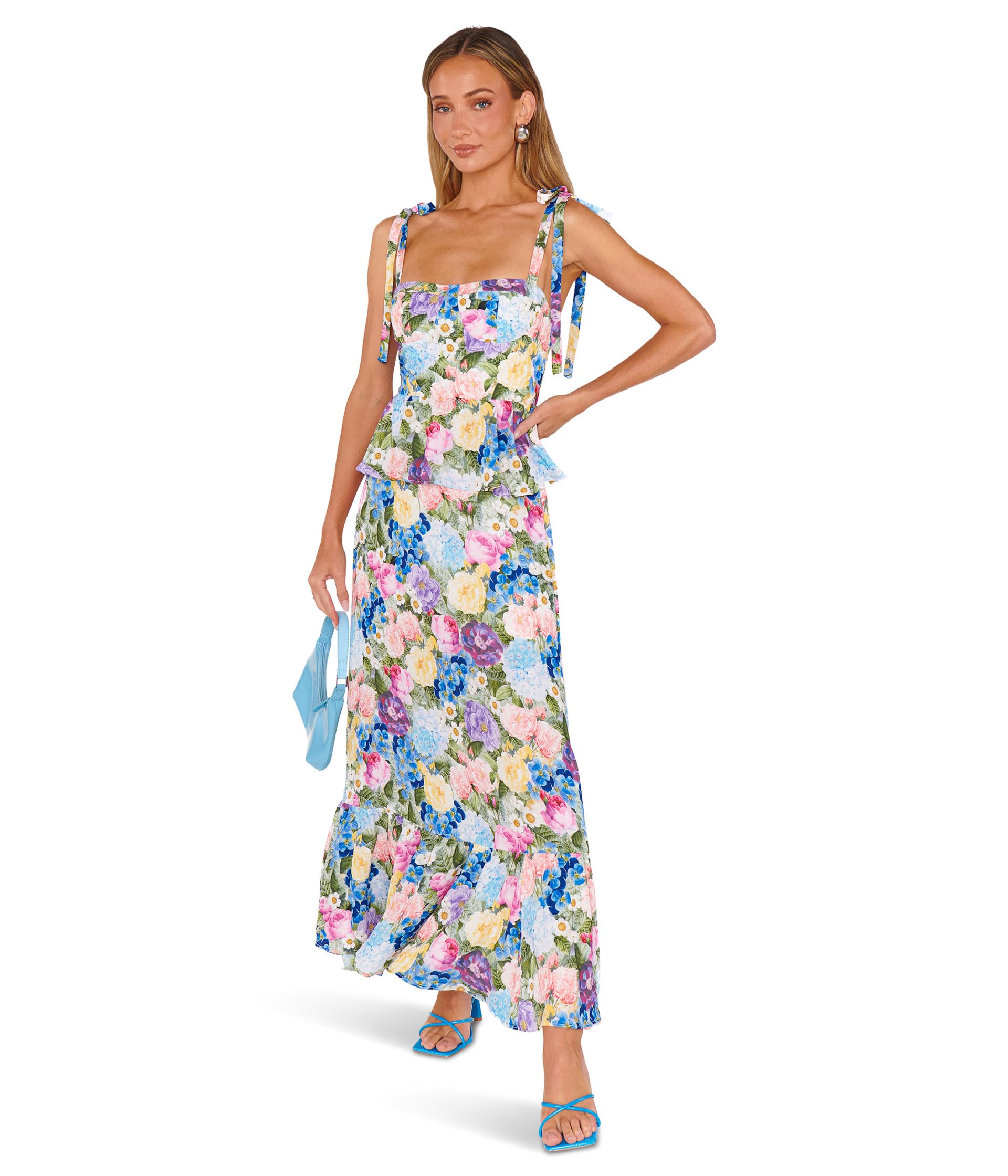 

Платье Show Me Your Mumu Paxton Midi Dress, цвет Flower Shop
