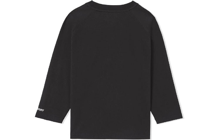 Детская футболка Burberry, цвет Black — фото 2