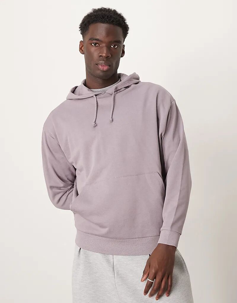 

Толстовка свободного кроя сиреневого цвета ASOS DESIGN