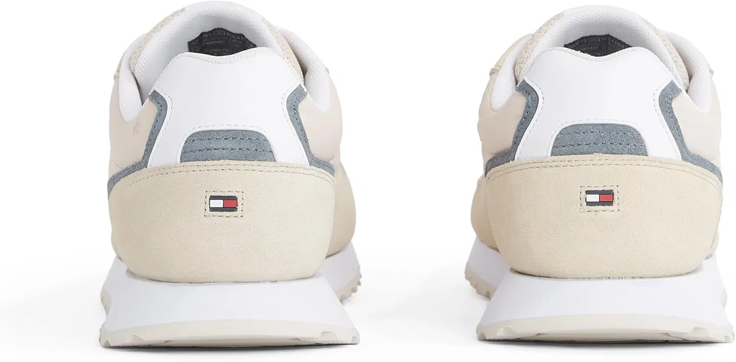 Мужские низкие кроссовки TOMMY HILFIGER Eva Runner Summer Nylon Pop Fm0fm05427, Beige — фото 2