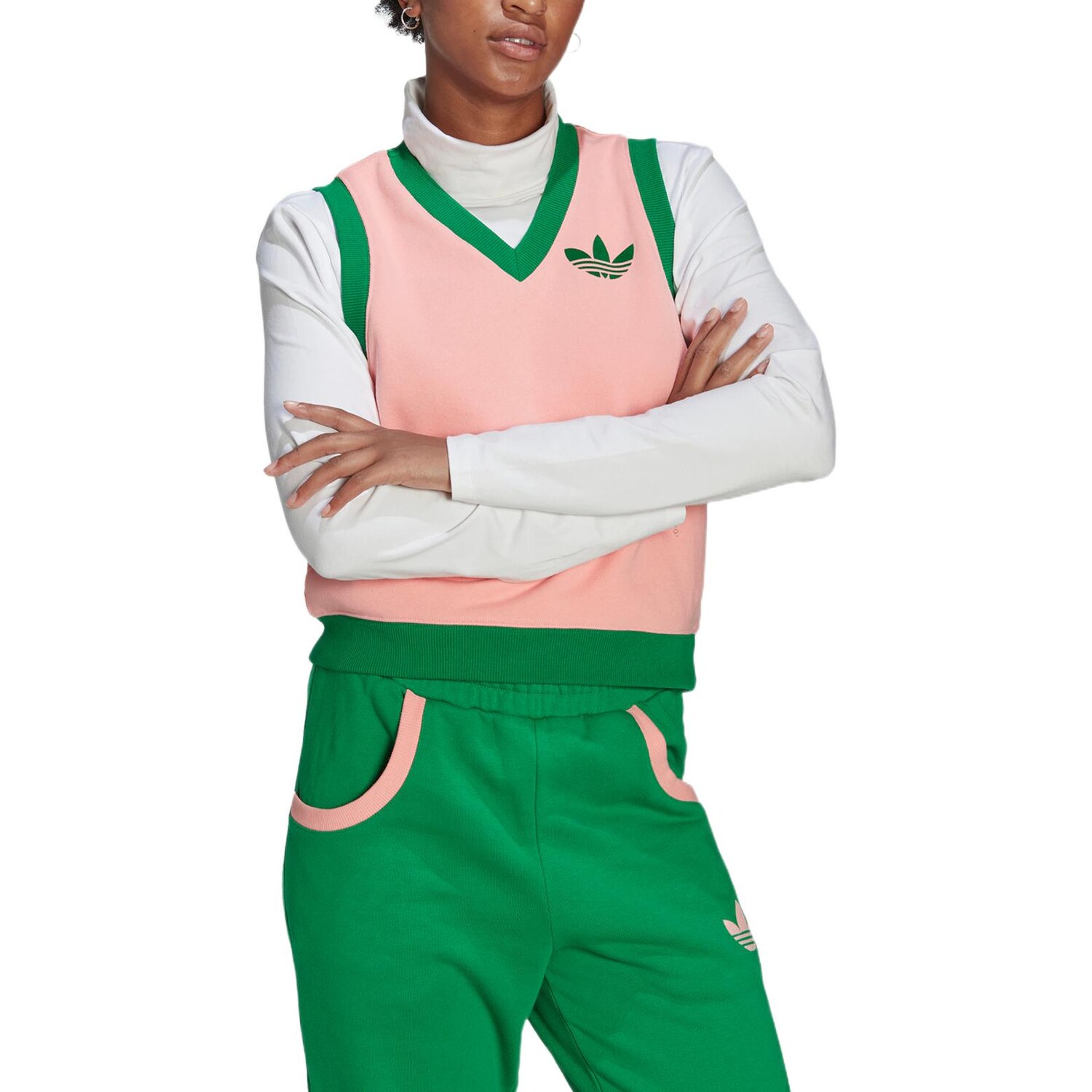 Adicolor 70s Camisole Женская розовая Adidas Originals — фото 3