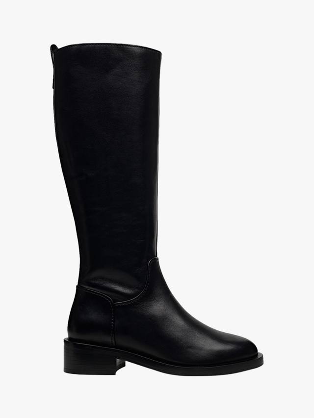 Кожаные ботинки Hanbury Row для верховой езды до колена Radley, Black