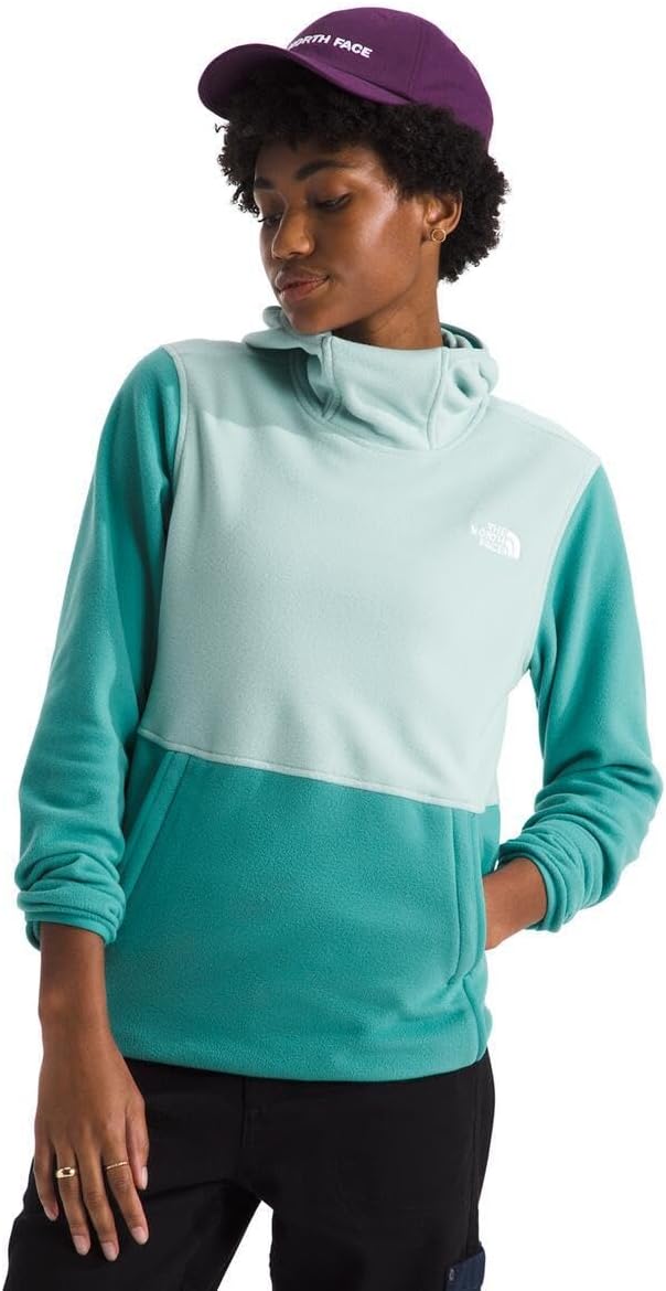 

Женская толстовка The North Face Glacier с капюшоном флисовая, зеленый