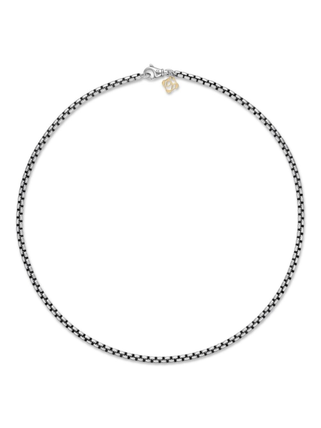 

Цепочка-коробка из стерлингового серебра David Yurman, серебряный