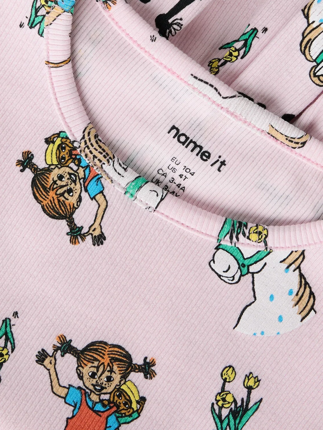 Футболка с принтом Name it, cradle pink — фото 4