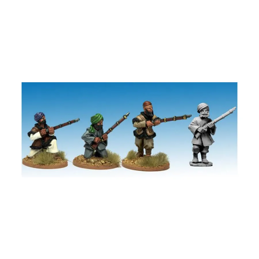 

Афганский нерегулярный отряд с мушкетами, Historical Miniatures (Artizan Designs) (28mm)