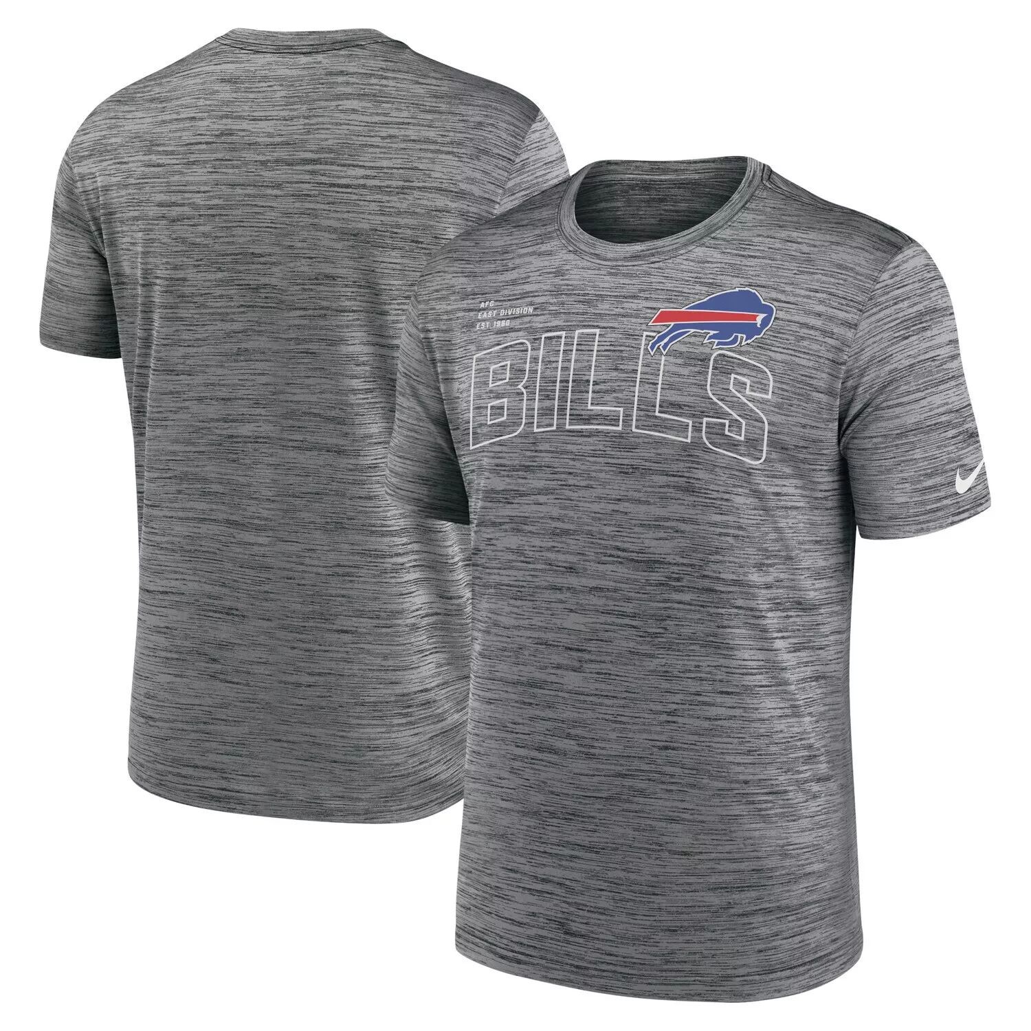 

Мужская футболка антрацитового цвета Buffalo Bills Big & Tall Velocity Performance Nike, Черный;серый, Мужская футболка антрацитового цвета Buffalo Bills Big & Tall Velocity Performance Nike