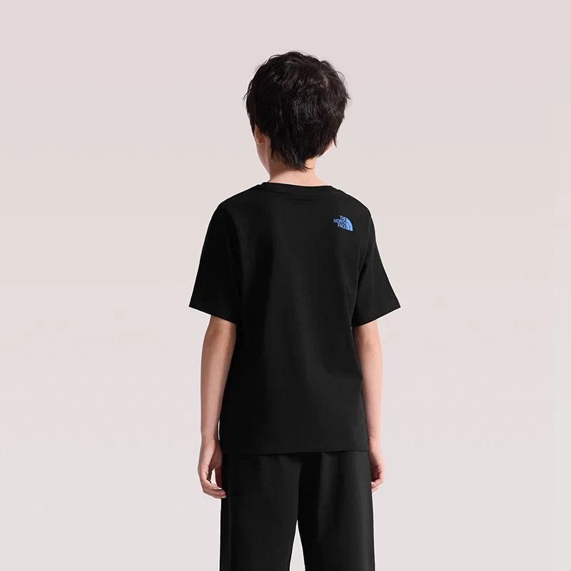 Детская футболка с круглым вырезом THE NORTH FACE, JK3/Cosmic Black — фото 4