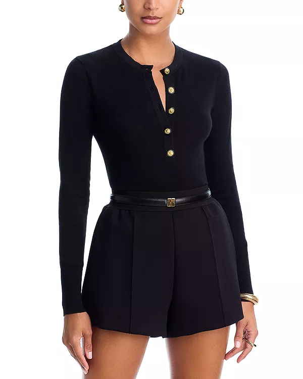 

Вязаный топ-поло Ronda L'Agence, черный