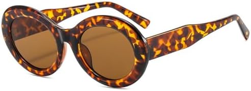 

Солнцезащитные очки в стиле ретро с полосатым принтом, овальные, для женщин, классические круглые солнцезащитные очки для мужчин, винтажные модные декоративные очки MTZJH, C5