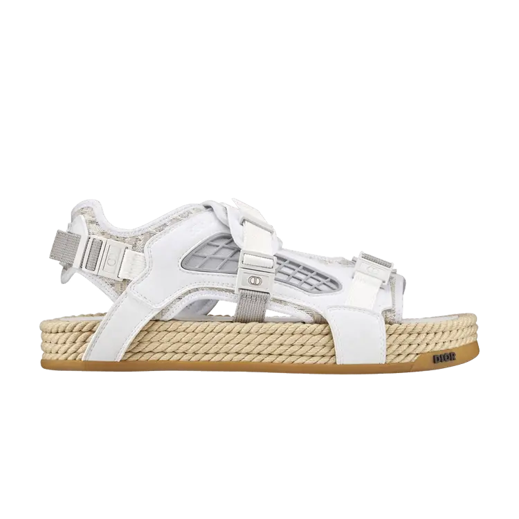 

Сандалии Dior Atlas Sandal Dior Oblique - White, белый