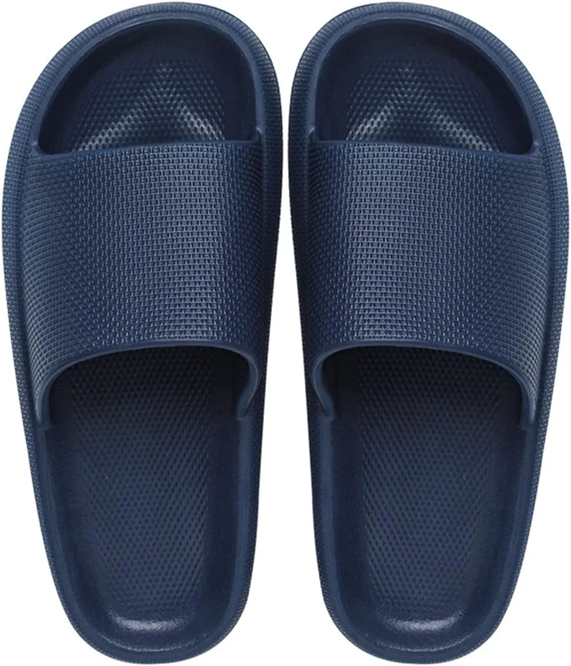 Мужские высокие нескользящие тапочки Generisch Shoes, мягкие мужские тапочки для ванной, мужские туфли, синие, размер 42