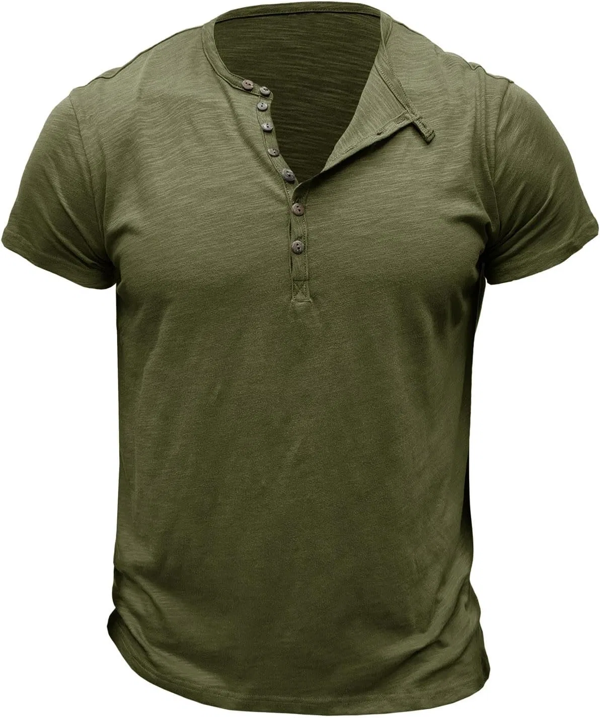 Мужская футболка поло с коротким рукавом, Regular Fit, Army Green
