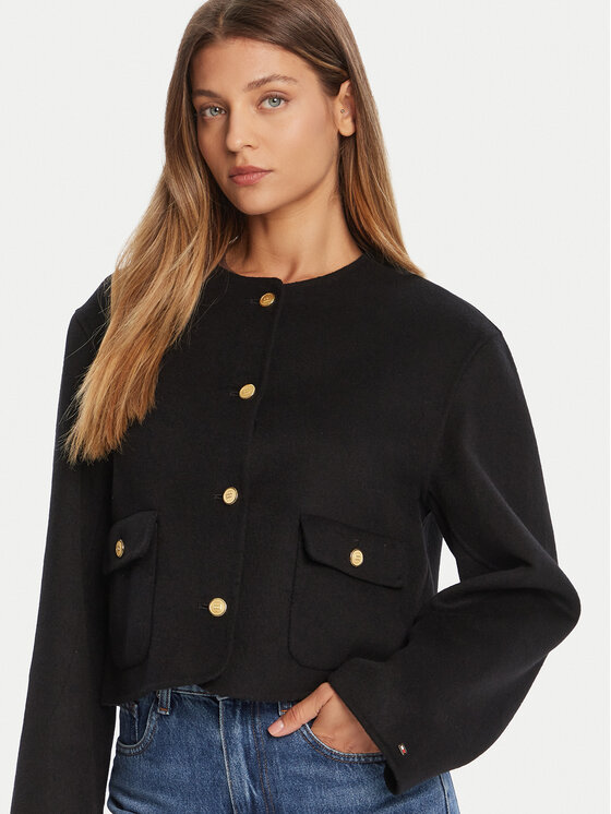Демисезонная куртка regular fit WW0WW47446 Tommy Hilfiger, чёрный — фото 4