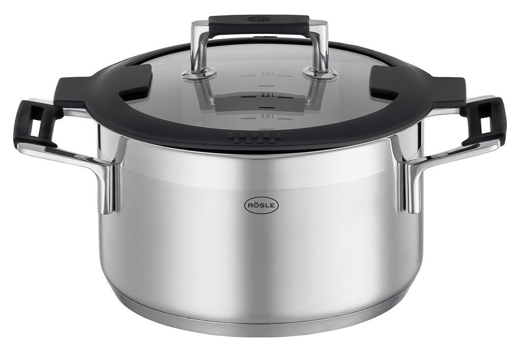 

Кастрюля Rösle с крышкой Ø 20см Silence Pro, серебро